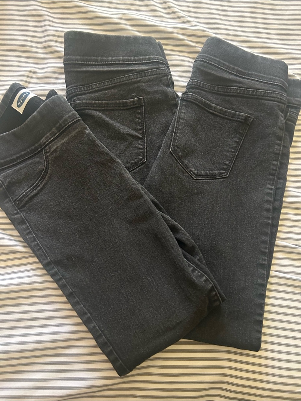 Old Navy Women's Charcoal Black Stretch Jeggings